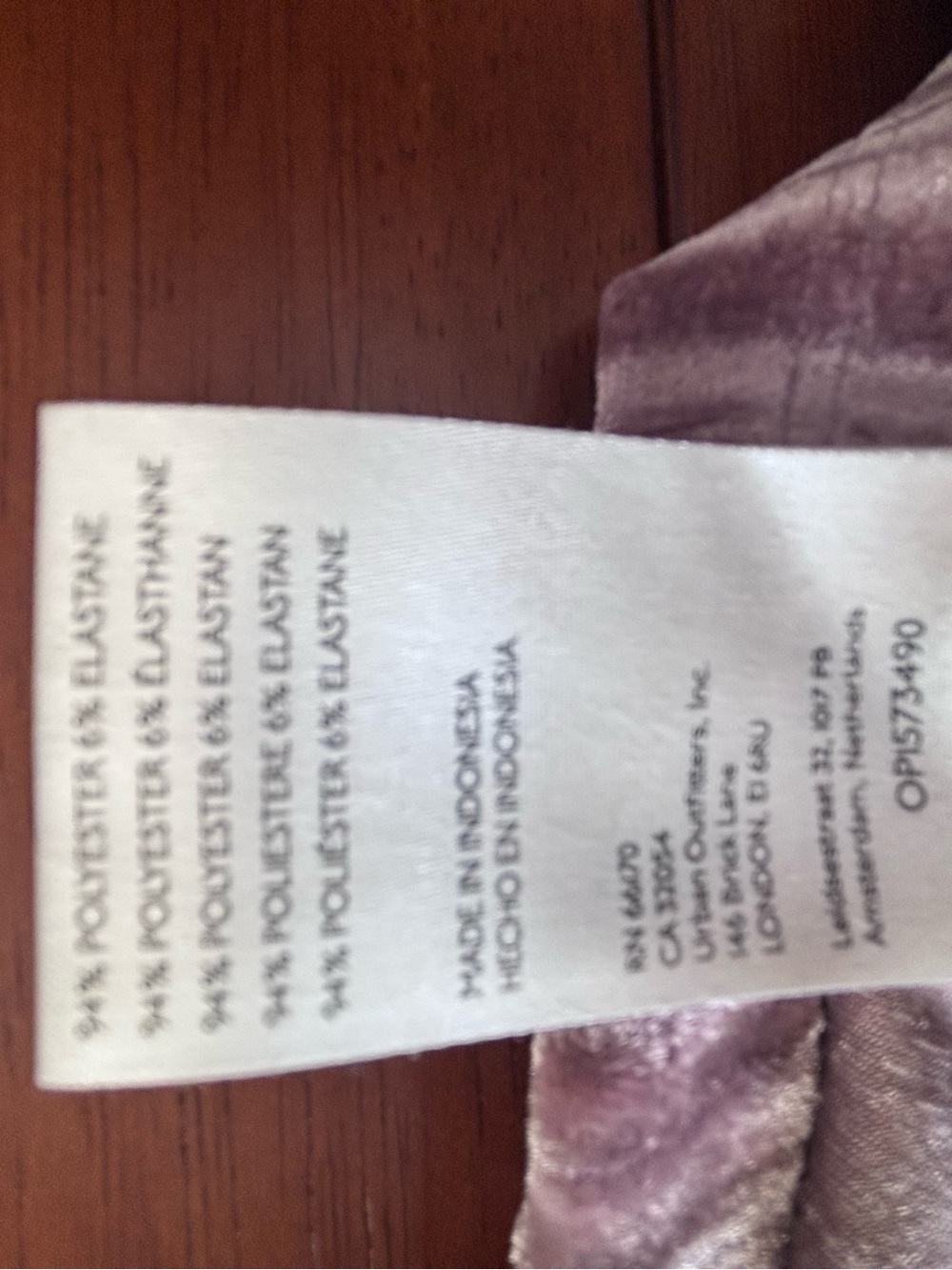 Women's Anthropologie Plum Tie-Dye Velvet Top 3X - Picture 11 of 11